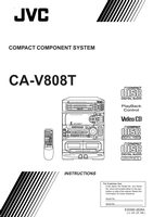 JVC CAV808T Audio System Operating Manual