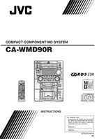 JVC CAWMD90R Audio System Operating Manual