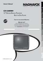 Philips CD130MW9 TV/DVD Combo Operating Manual