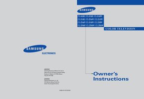 Samsung CL15A8L CL15A8W CL21A9W TV Operating Manual