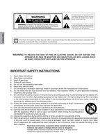 Panasonic CT20SL15 CT27SC15 CT27SL15 TV Operating Manual