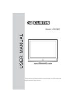 Curtis LCD1911OM TV Operating Manual