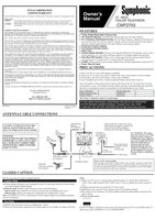 Funai CWF2703 TV Operating Manual