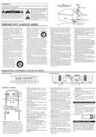 Funai CWF2703 TV Operating Manual