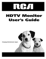 RCA D52W17 TV Operating Manual