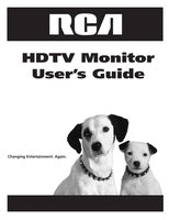 RCA D34W20B D34W20BYX1 D40W20B TV Operating Manual