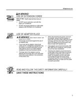 GE General Electric AGW05LBG1 Air Conditioner Unit Operating Manual