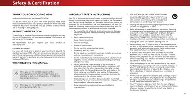 Vizio D60-D3 TV Operating Manual