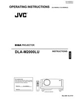 JVC DLAM2000LE DLAM2000LU Projector Operating Manual