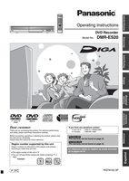 Panasonic DMRES20 DMRES20K DMRES20S DVD Recorder (DVDR) Operating Manual