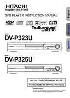 Hitachi DVP325U DVD Player Operating Manual