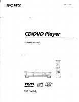 Sony DVPS530D DVPS533D DVD Player Operating Manual