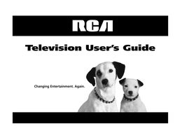 RCA E13320 TV Operating Manual