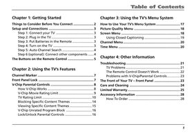 RCA F19421 TV Operating Manual