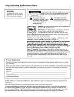 RCA F19442OM TV Operating Manual