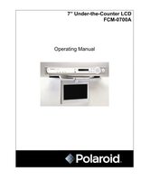 Polaroid FCM0700A TV Operating Manual