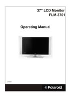 Polaroid FLM3701 TV Operating Manual