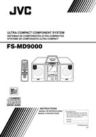 JVC FSMD9000 Audio System Operating Manual