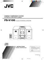 JVC FSV100 CD Player Operating Manual