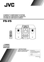 JVC FSV5 Audio System Operating Manual