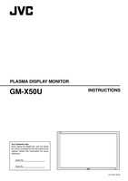 JVC GMX42UB GMX42UG GMX50U Monitor Operating Manual