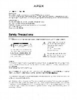 Apex GT2715DVOM TV Operating Manual