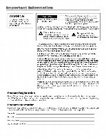 RCA HD52W59 HD52W59YX1 HD52W59YX10 TV Operating Manual