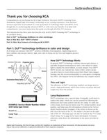 RCA HD44LPW62 HD50LPW62 HD61LPW62 TV Operating Manual