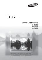 Samsung HLT4675S HLT5075S HLT5675S TV Operating Manual