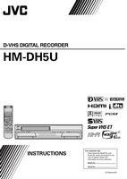 JVC HMDH5US TV/VCR Combo Operating Manual