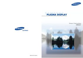 Samsung HLS5686WX TV Operating Manual