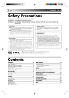 JVC HRJ239EE VCR Operating Manual