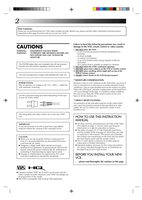 JVC HRJ4003UM VCR Operating Manual