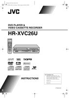 JVC HRXVC26U HRXVC26UA HRXVC26US DVD/VCR Combo Player Operating Manual