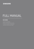 Samsung HWM450 Sound Bar System Operating Manual