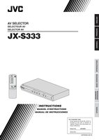 JVC JXS333 Monitor Operating Manual