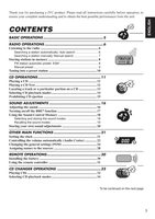 JVC KDLX10 Audio System Operating Manual