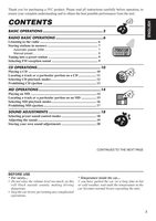 JVC KDMX3000 KDMX3000J Audio System Operating Manual