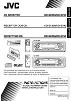 JVC KDS790 KDSC800 Audio System Operating Manual