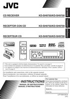 JVC KDSH9700J KDSH9750J Audio System Operating Manual