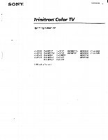 Sony 46EX1B 500X2613 464X2013 VCR Operating Manual