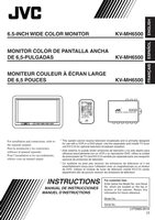 JVC KVMH6500 KVMR9000 Audio System Operating Manual