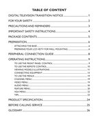 AOC L32W961 TV Operating Manual