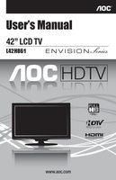 AOC L42H861 TV Operating Manual