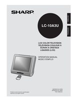 Sharp LC10A3U TV Operating Manual