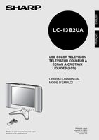 Sharp LC13B2UA TV Operating Manual