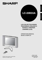 Sharp LC20B2UA TV Operating Manual