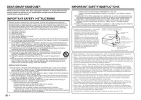 Sharp LC32LE451U LC32LE551U LC39LE551 TV Operating Manual