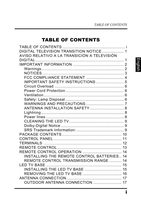 Westinghouse LD4255VXOM TV Operating Manual