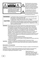 Hitachi LE24C109 TV Operating Manual